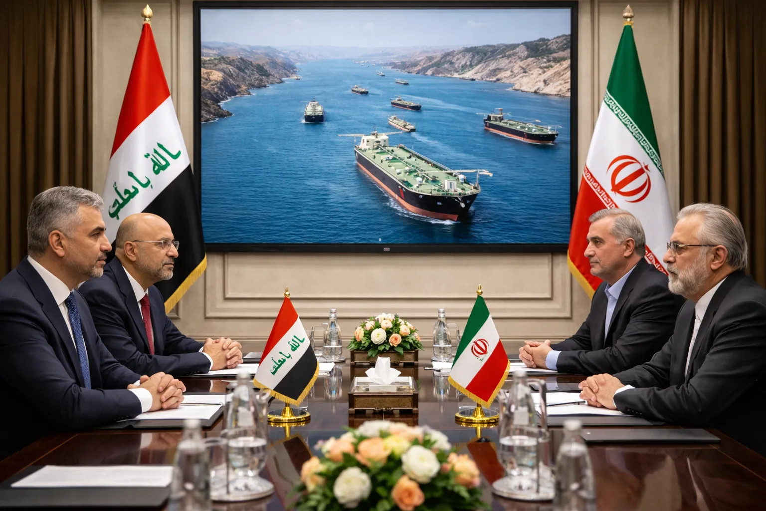 بغداد تبحث مع طهران تسهيل عبور ناقلات النفط في مضيق هرمز